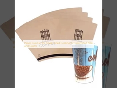 맞춤형 크기와 색상의 일면 코팅을위한 종이 컵 팬