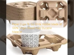 종이 컵 가 100% 처녀 나무 펄프 내구성 물질로 만든