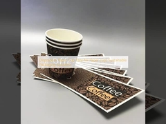 일회용 종이컵 종이컵 팬 지속 가능한 포장 솔루션