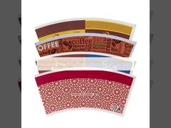 일회용 종이컵 종이컵 팬 지속 가능한 포장 솔루션