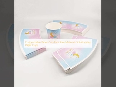 맞춤형 종이컵 팬 원자재 솔루션