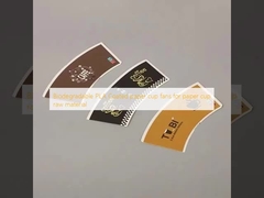 Biodegradable PLA Coated paper cup fans for paper cup raw material