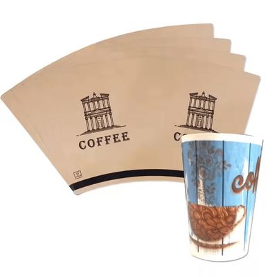 Food Grade Waterproof Paper Cup Fan Single Sided Coating Water Resistance
