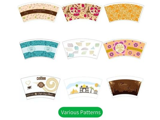 Food Grade Waterproof Paper Cup Fan Single Sided Coating Water Resistance