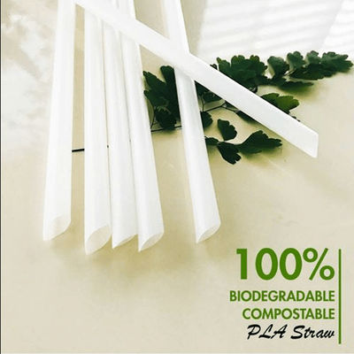 100% Compostable PLA Straws Planet Friendly For Safe Drinking