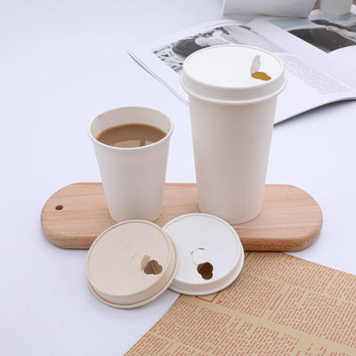Sustainable Leak Resistant Paper Lids For Disposable Drink Containers