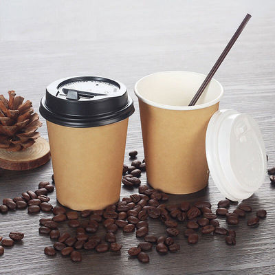 Durable PP PS Plastic Lid Disposable Leak Proof For Hot And Cold Beverages