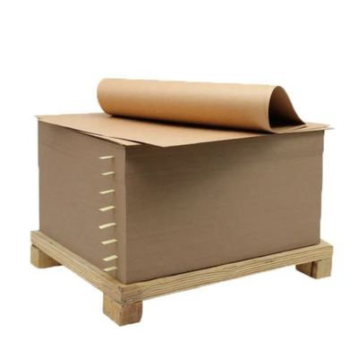 Beli Lembaran Kertas PE Lapis Kraft Kayu 100% Sekali Pakai Untuk Wadah Makanan online manufacture