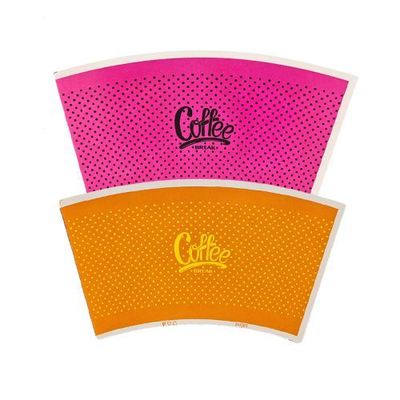 acheter Ventilateurs de tasses en papier enduits en PE unique résistant à l'eau et écologique FSC pour les boissons online manufacture