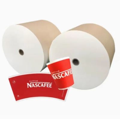 comprar Waterproof Single Double PLA Coated Paper Cup Roll Custom Size High Bulk For Hot Cold Beverage Cups online manufacture