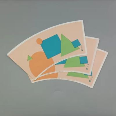 kopen Pulp Raw Material 260-350GSM Food Grade Single Double PE PLA Coated Cardboard Paper Cup Fan online manufacture