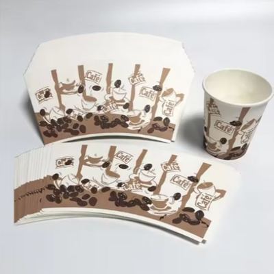 kopen FSC Certification Eco Friendly Wood Pulp Disposable Custom Logo China Supplier Paper Cup Fan online manufacture
