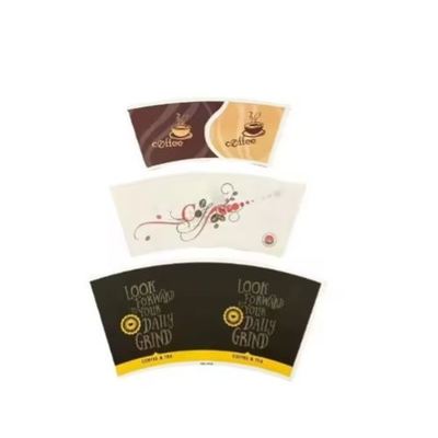 comprar Flexographic Printing Double PE Coated Raw Material Food Grade Paper Cup Fan for Coffee Cup online manufacture