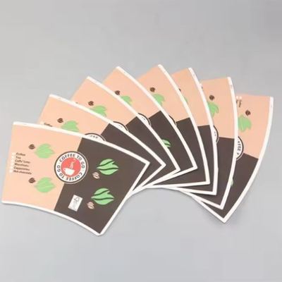 satın al Eco-Friendly Custom Design Printed 6~12oz Single PLA PE Coated Paper Cup Fan Raw Materials online manufacture