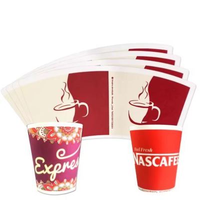 satın al Waterproof 6~12oz Sales Food Grade Single Double Side PE Paper Cup Fan online manufacture