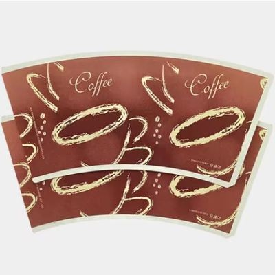 acheter Oilproof FSC 8oz/10oz/12oz/16oz/20oz/24oz Disposable Single Double Paper Cup Fan online manufacture