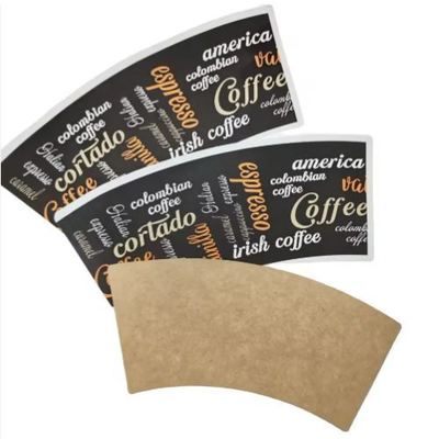 kopen Factory Direct Sale Custom Logo New Design Paper Cup Fan Blank with Flexo Printing online manufacture