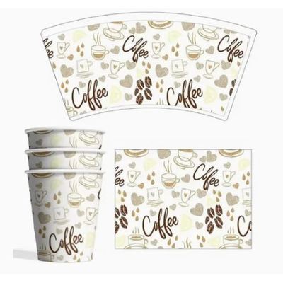 comprar Waterproof 100% Biodegradable Single Double PE PLA Non-Plastic Coated White Paper Cup Fan online manufacture