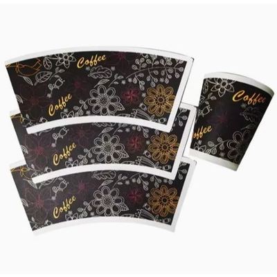 خرید Customized Printing Logo Free Design Office Use Single Wall Drink Coffee Paper Cup Fan online manufacture