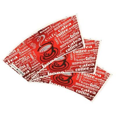 Buy Eco-friendly Factory Wholesale Disposable Vertical PE Wall Paper Coffee Cafe Cup Fans online manufacture