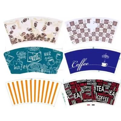 Buy FSC Custom Size Wholesales Disposable PLA Coated Paper Cup Fan for Making Paper Cup online manufacture