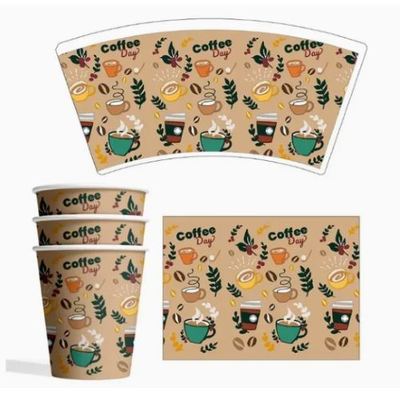 خرید Six Colors PE Coating 150-350GSM Customized Factory Hot Sale Direct Paper Cup Fans online manufacture