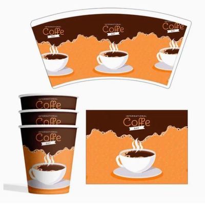 Buy Eco-friendly Disposable 150~320GSM Single Double PE Coating Single-Side White Paper Cup Fan for Making Cup online manufacture