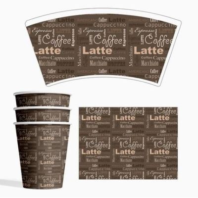 Mua Giấy ly cà phê in dùng một lần 4oz 6oz 8oz 12oz thân thiện với môi trường, phân hủy sinh học, quạt ly giấy online manufacture