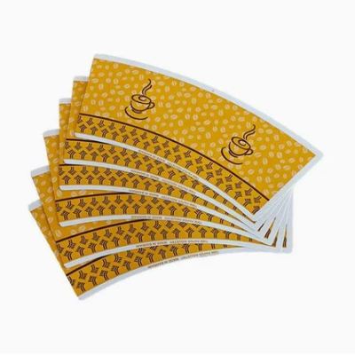 comprar Grado alimenticio 1-7 Varios colores Aceptable Abanico de vasos de papel para impresora digital Abanico de vasos de papel con revestimiento de PE biodegradable online manufacture