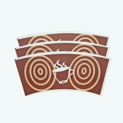 acheter Impression personnalisée 1-6 couleurs Conception de gobelet en papier jetable pour boissons chaudes et froides, café, thé online manufacture