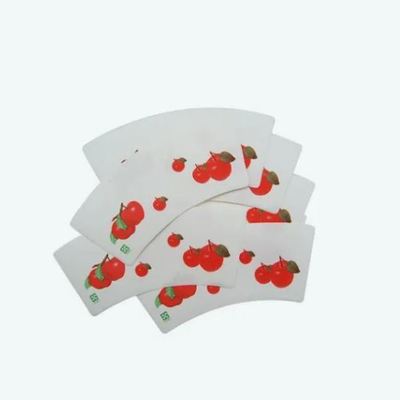 comprar Ventilador de vaso de papel con revestimiento de PE de 190GSM personalizable con buen rendimiento de impresión y fábrica biodegradable online manufacture