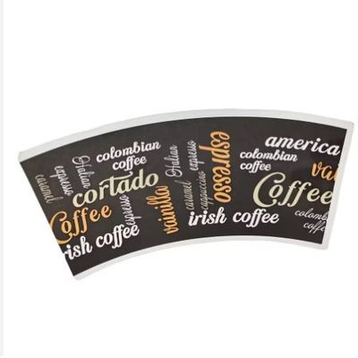 Buy FSC Certification Custom Design Single Wall 8oz 10oz 12oz 14oz 22oz Disposable Hot Coffee Paper Cup Fan online manufacture