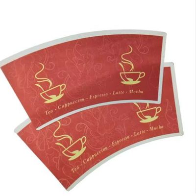 comprare Vendita all'ingrosso in fabbrica, design personalizzato, ventagli di bicchieri di carta PE da 6~18oz per alimenti, lato singolo o doppio online manufacture