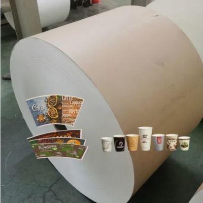 Mua Moisture Resistant Kraft Paper Roll for Juice Cup Production Laminated PE Coated Roll Wrapping Packaging Cups online manufacture