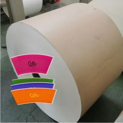 kopen Biodegradable Food Grade Greaseproof 100% Virgin Wood Pulp Cup Stock Paper Jumbo Roll for Food Packaging online manufacture