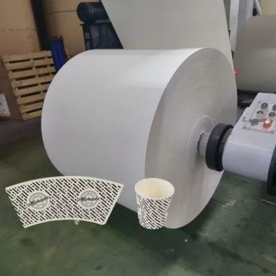 kupować Surowiec do recyklingu papierowych kubków, pojedyncza rolka papieru powlekanego PLA na dno kubków i misek papierowych online manufacture