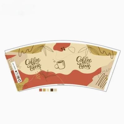 comprar Fabricación de abanicos de vasos de papel desechables con recubrimiento de PE PLA, impresión de logotipo personalizado de grado alimenticio online manufacture