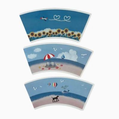 comprar Reemplazo de materiales PE PLA compostable de paredes dobles de una sola copa ventilador para la fabricación de copas de papel laminado online manufacture