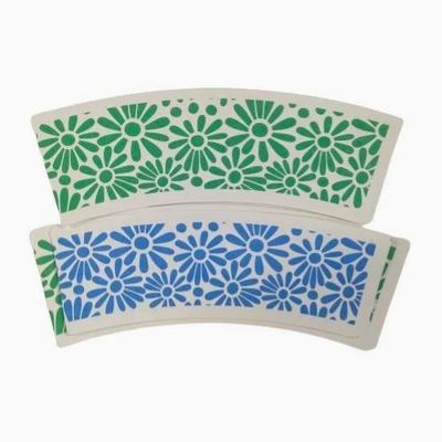 comprar Tamaño popular diseño personalizado desechable de doble pared Blanco o de varios colores Ventiladores de tazas de papel online manufacture