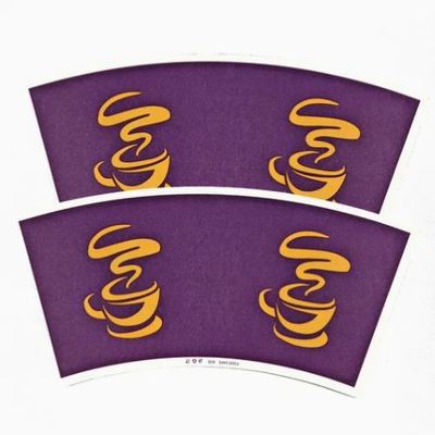 satın al 7oz 8oz 9oz 10oz Meyve Suyu Kağıt Bardak Fanı Soğuk İçecek Fan Bardak 1-7 Renk Özel Tasarımlı online manufacture