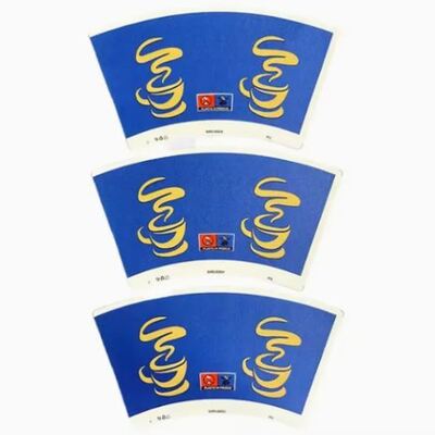 satın al 5oz 6oz 7oz 8oz Tek kullanımlık çift duvarlı boşluklar Kağıt fincanı fan özelleştirilmiş logo online manufacture