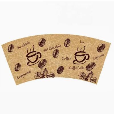 kaufen Papierbox Rohstoff Ein- oder Doppelseitiger Ventilator PE PLA beschichtetes Papier Lebensmittelqualität online manufacture