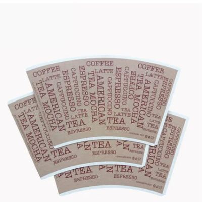 Buy 7oz 8oz 9oz 10oz 210 GSM PE PLA Coated Paper Fan Beverage Coffee Cup Raw Material online manufacture