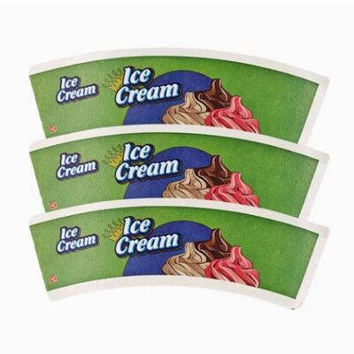 Buy Bio-Degradable Customizable Manufacturer No Plastic Free Disposable Reusable Paper Cup Fans online manufacture