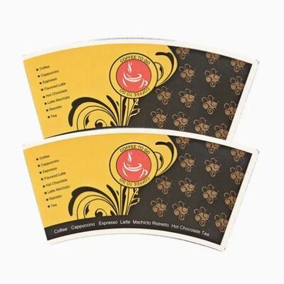 Beli 100% Virgin Wood Pulp ramah lingkungan 100-200 GSM Paper Coated 15GSM PE Paper Cup Fan online manufacture