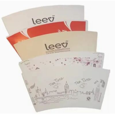 acheter Certification FSC Matériau brut Coupe de café-boisson de qualité alimentaire Ventilateur en papier PE online manufacture