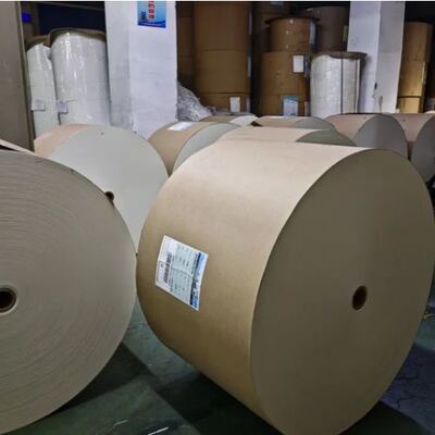 Buy Kraft Paper Cup Holder Wholesale Printed Coffee Paper Roll with Slogan 1-7 Colors online manufacture