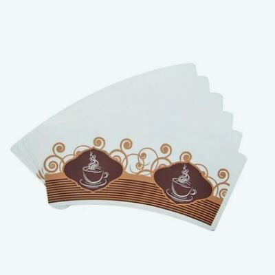 comprar Embalagem de isolamento térmico FSC Impressão personalizada Logotipo único de PLA revestido Ventilador de taça de papel impresso online manufacture