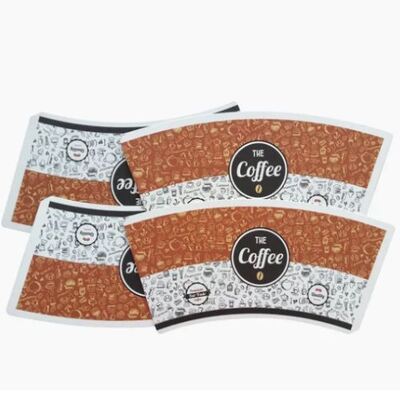 Mua 100% Biodegradable đơn không nhựa phủ giấy trắng Cup Fan in giấy Cups cho đồ uống nóng online manufacture