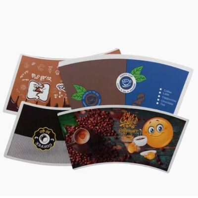 Beli FSC Kualitas Tinggi Daur Ulang Cangkir Kopi Kertas Putih Bahan Baku Double PLA Lapisan Cangkir Kertas Kipas untuk Cangkir Kertas online manufacture